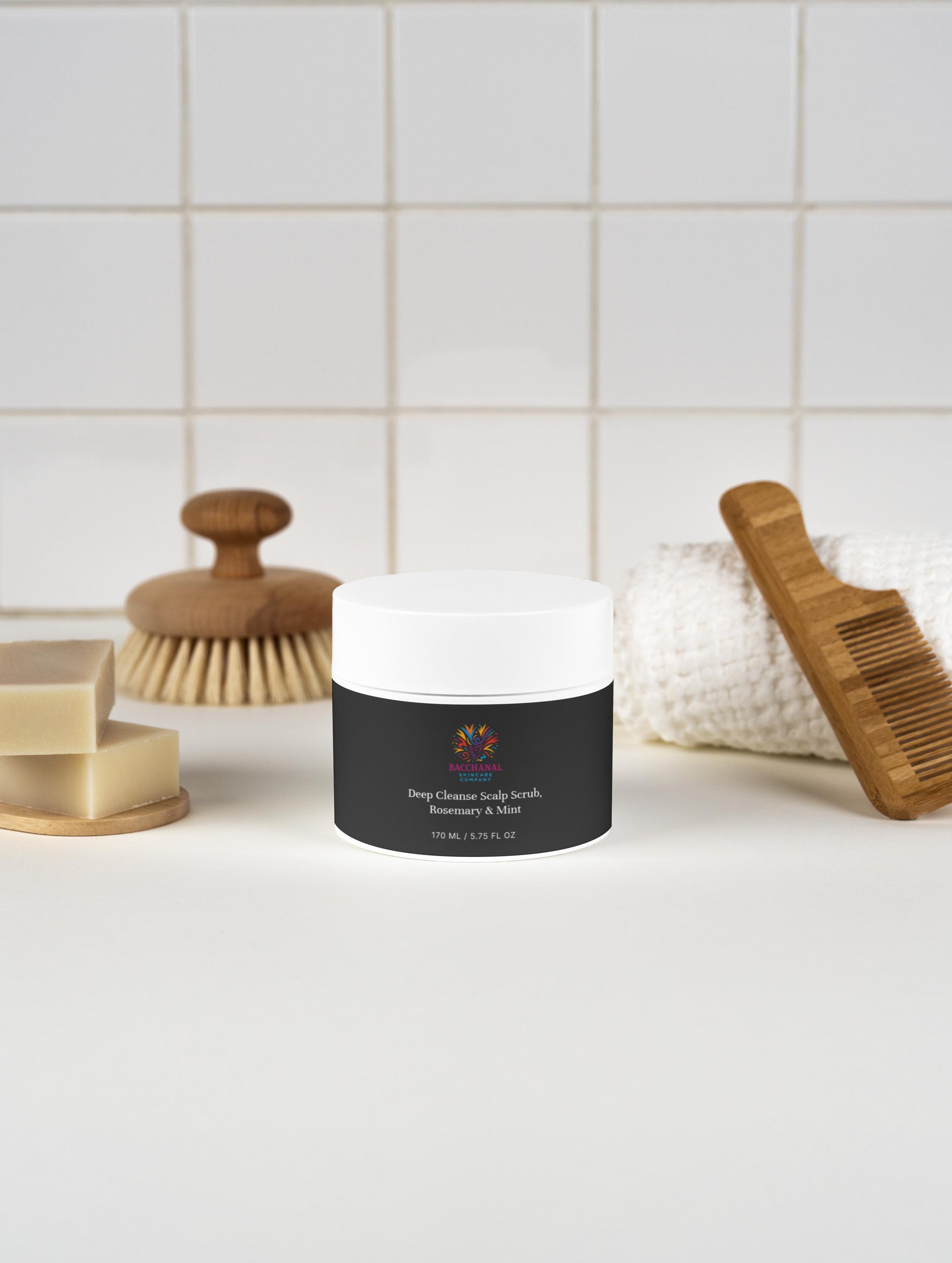 Deep Cleanse Scalp Scrub, Rosemary & Mint